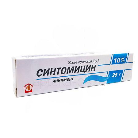 Синтомицина линимент 10% 25 г (Алтайвитамины)